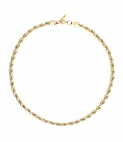 SHAKER JEWELS Collier Torsade Argent Doré