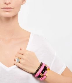 Aurélie Bidermann Jonc Diana Rose Rhodamine, Exclusivité Lulli -COLLIERS Shop 063 recup bague sur 60 1