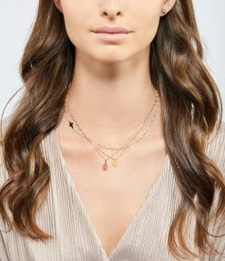 GIGI CLOZEAU Collier Étoile Du Nord Perles Résine Or Diamant -COLLIERS Shop 070 2