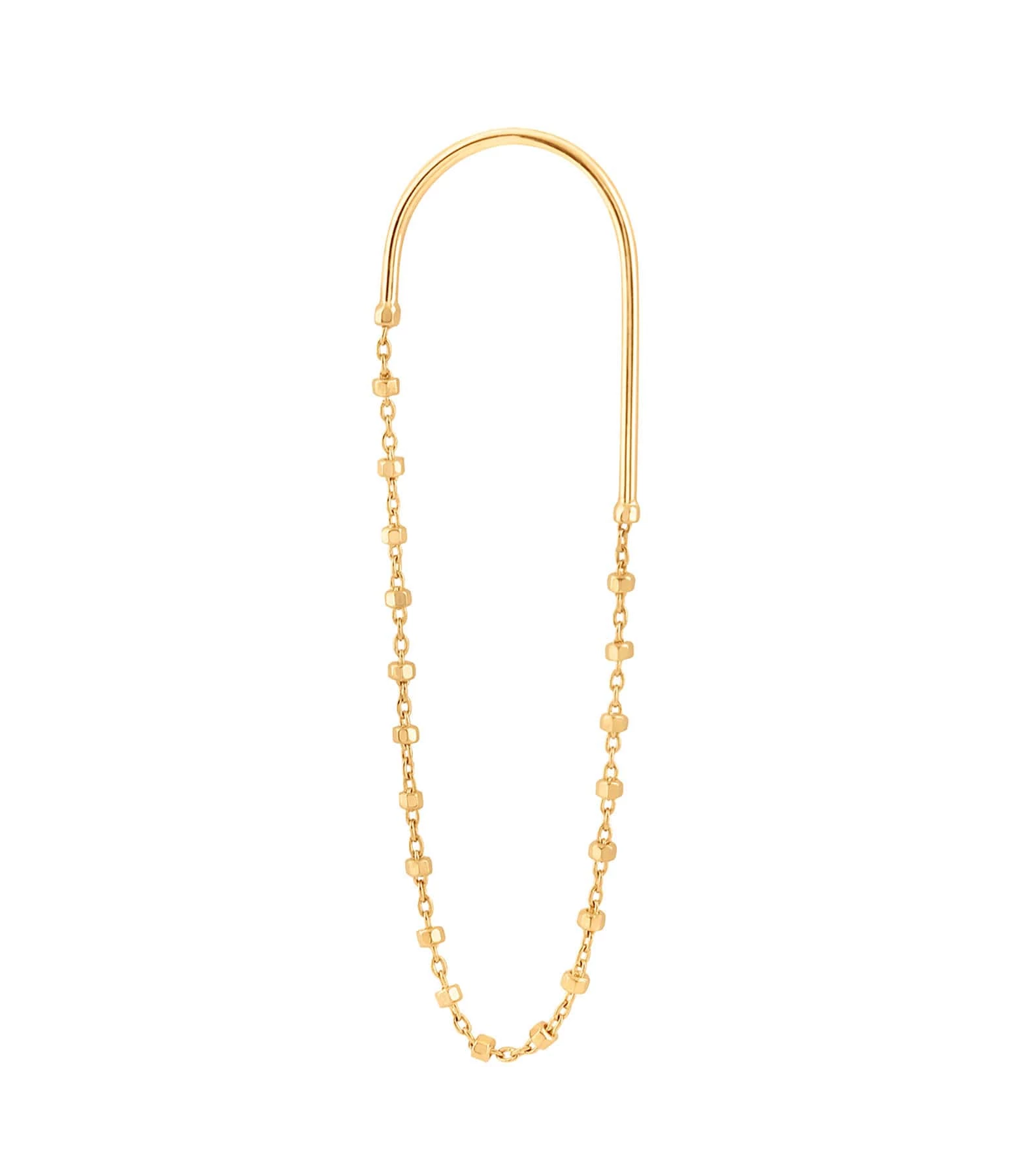 CHARLET Boucle D'oreille Diamantée Ovale Gauche Or Jaune (vendue à L'unité) 1 CHARLET Boucle D'oreille Diamantée Ovale Gauche Or Jaune (vendue à L'unité)