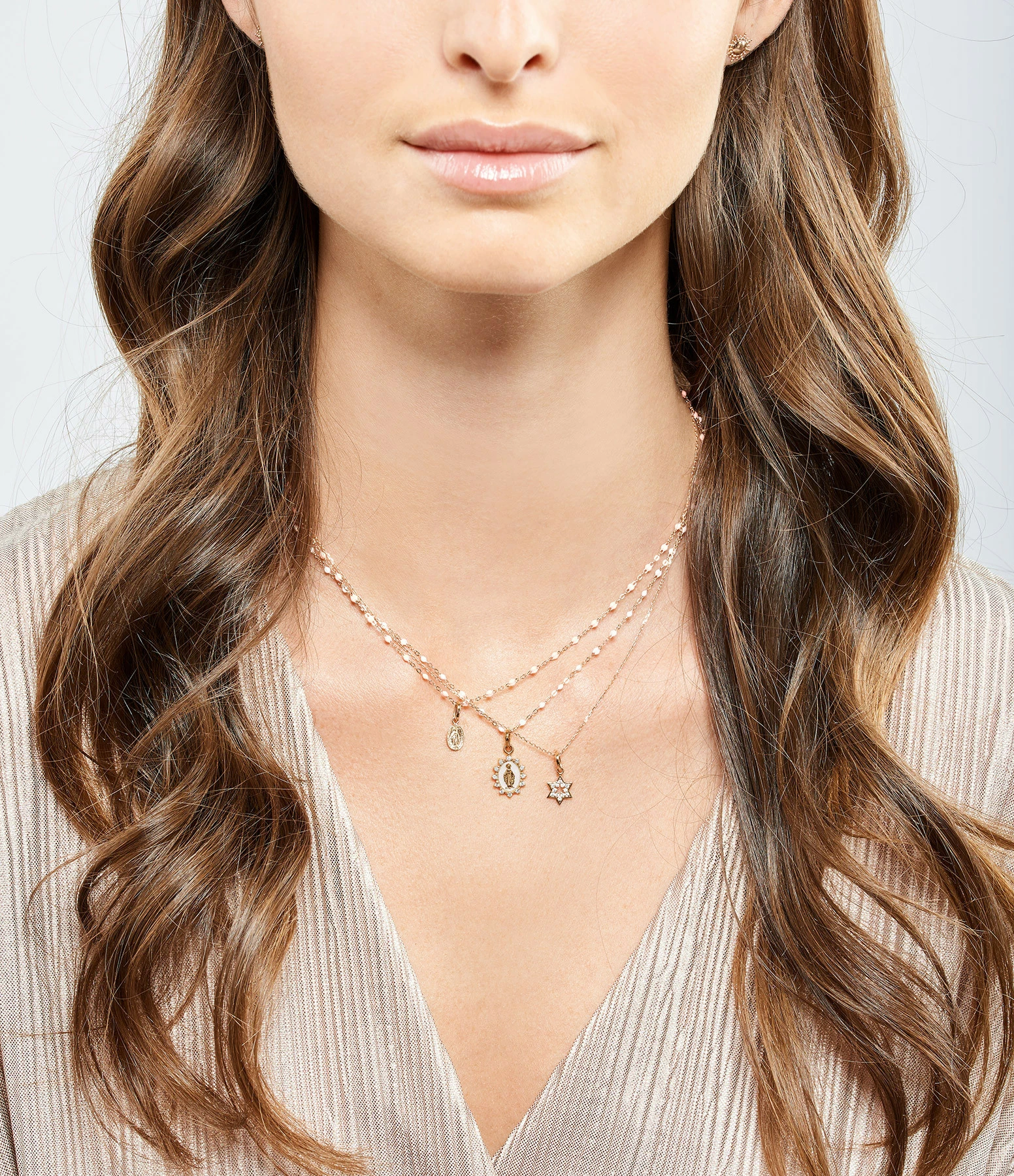 GIGI CLOZEAU Pendentif Étoile De David Diamants Or 5 GIGI CLOZEAU Pendentif Étoile De David Diamants Or – Image 5