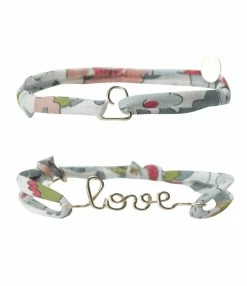 ATELIER PAULIN Bracelets Duo Love Cœur Gold Filled Céladon