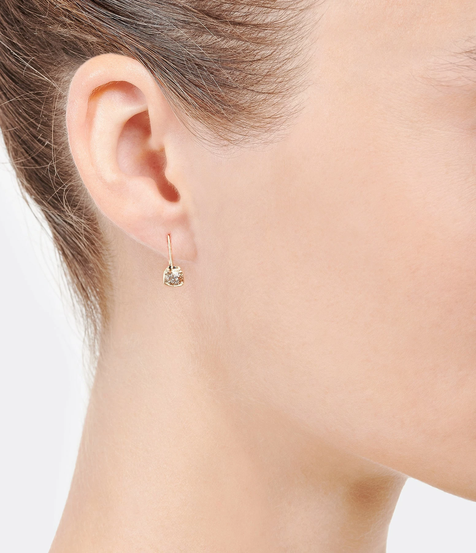 LSONGE Boucle D'oreille Sublime Pépite Émail Or (vendue à L'unité) 3 LSONGE Boucle D'oreille Sublime Pépite Émail Or (vendue à L'unité) – Image 3