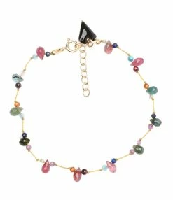 MON PRECIEUX GEM Bracelet Goutte Tourmaline Multicolore