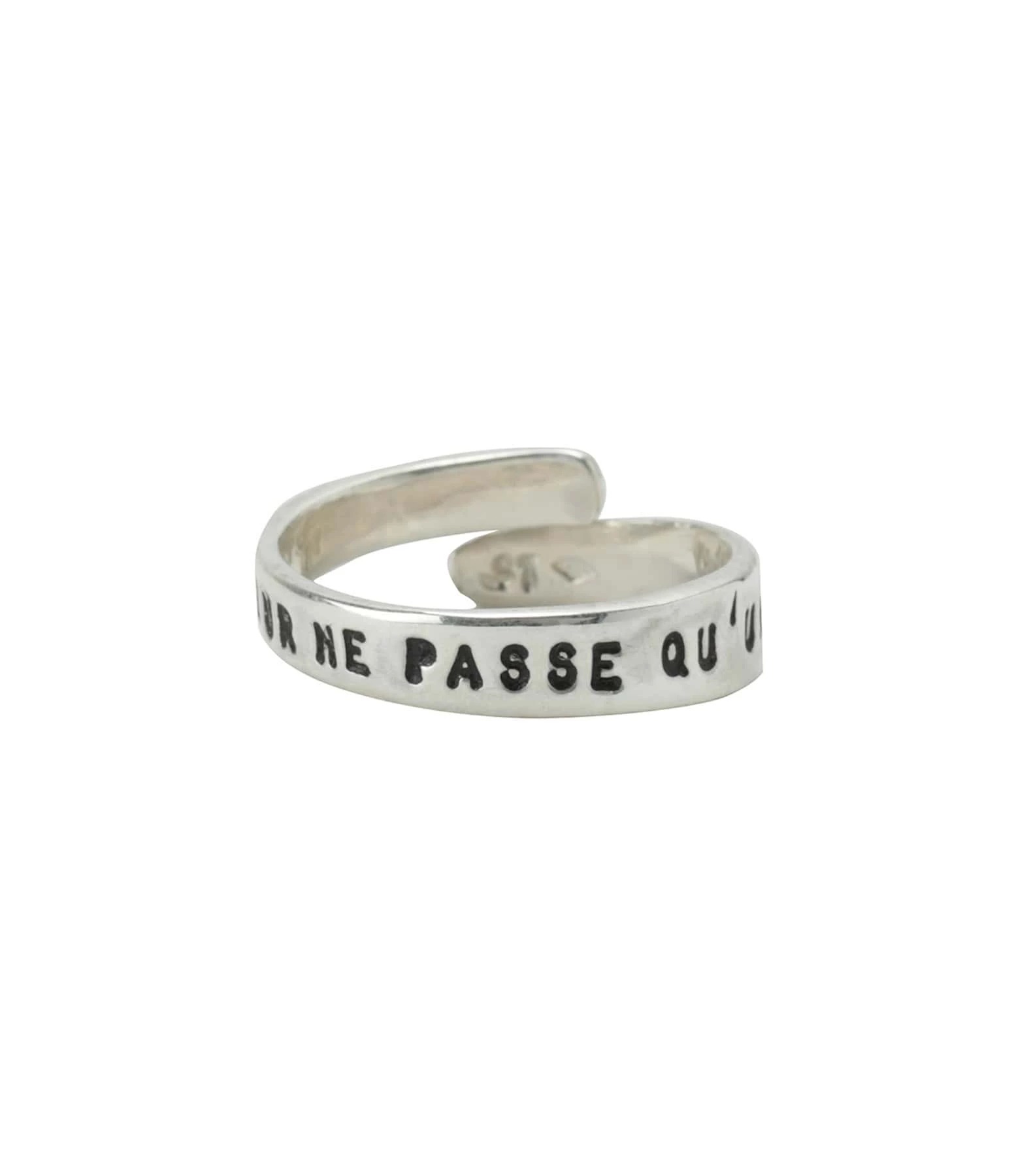 SERGE THORAVAL Bague Bonheur Trenet Argent 3 SERGE THORAVAL Bague Bonheur Trenet Argent – Image 3