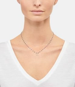 GIGI CLOZEAU Collier Résine L'Œil Du Pirate Diamants Or Blanc 15 GIGI CLOZEAU Collier Résine L'Œil Du Pirate Diamants Or Blanc -COLLIERS Shop 289 21