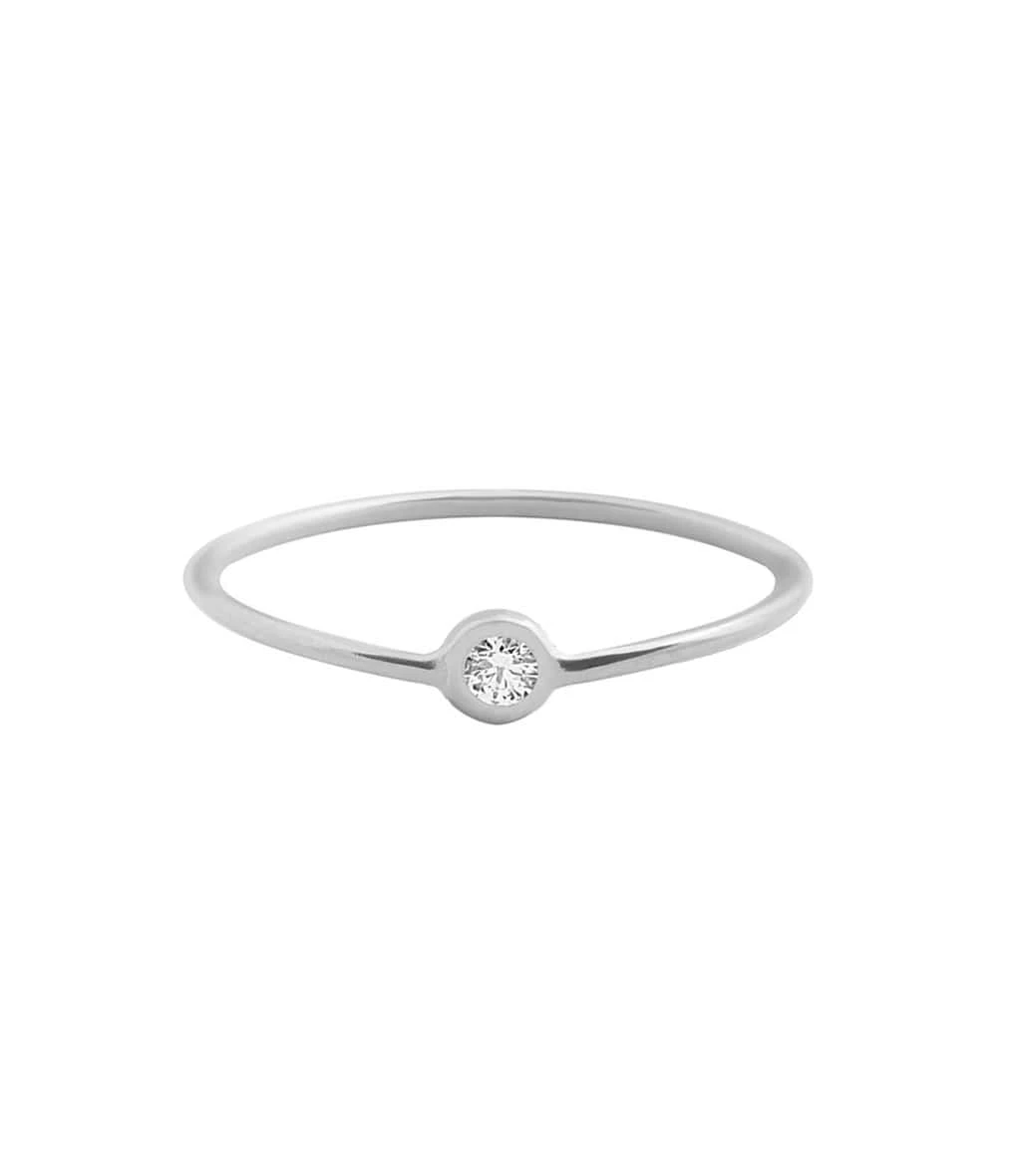 GIGI CLOZEAU Bague Solitaire Or Diamant 2 GIGI CLOZEAU Bague Solitaire Or Diamant – Image 2
