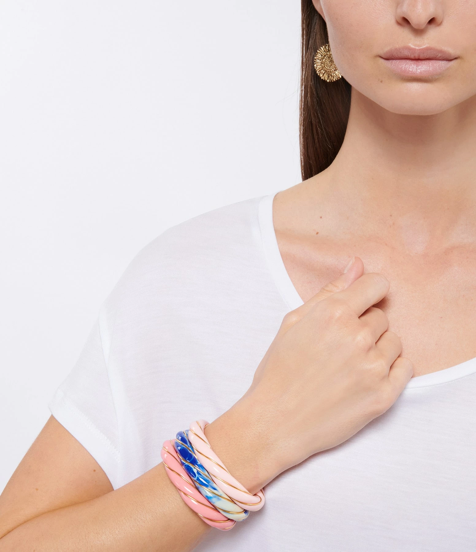 Aurélie Bidermann Jonc Diana Rose Pâle 3 Aurélie Bidermann Jonc Diana Rose Pâle – Image 3