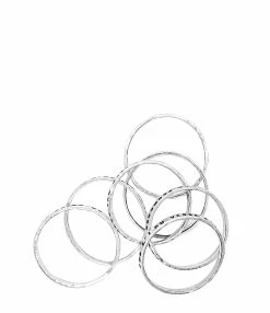 SERGE THORAVAL Bague 7 Rangs Edmond Rostand Un Baiser Argent -COLLIERS Shop 7 anneaux un baiser 3