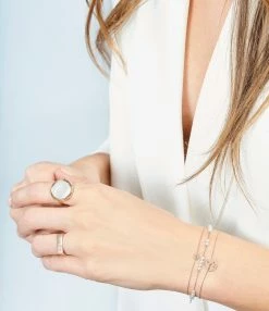 Ginette NY Bracelet Milky Way Disc Or Rose 5 Ginette NY Bracelet Milky Way Disc Or Rose -COLLIERS Shop GINBM LOOK20181220 301