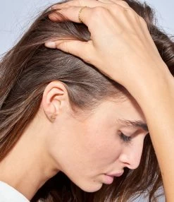 STONE PARIS Boucle D'oreille Bouton Talitha Diamants (vendue à L'unité) -COLLIERS Shop STONE LOOK20180417 220 1