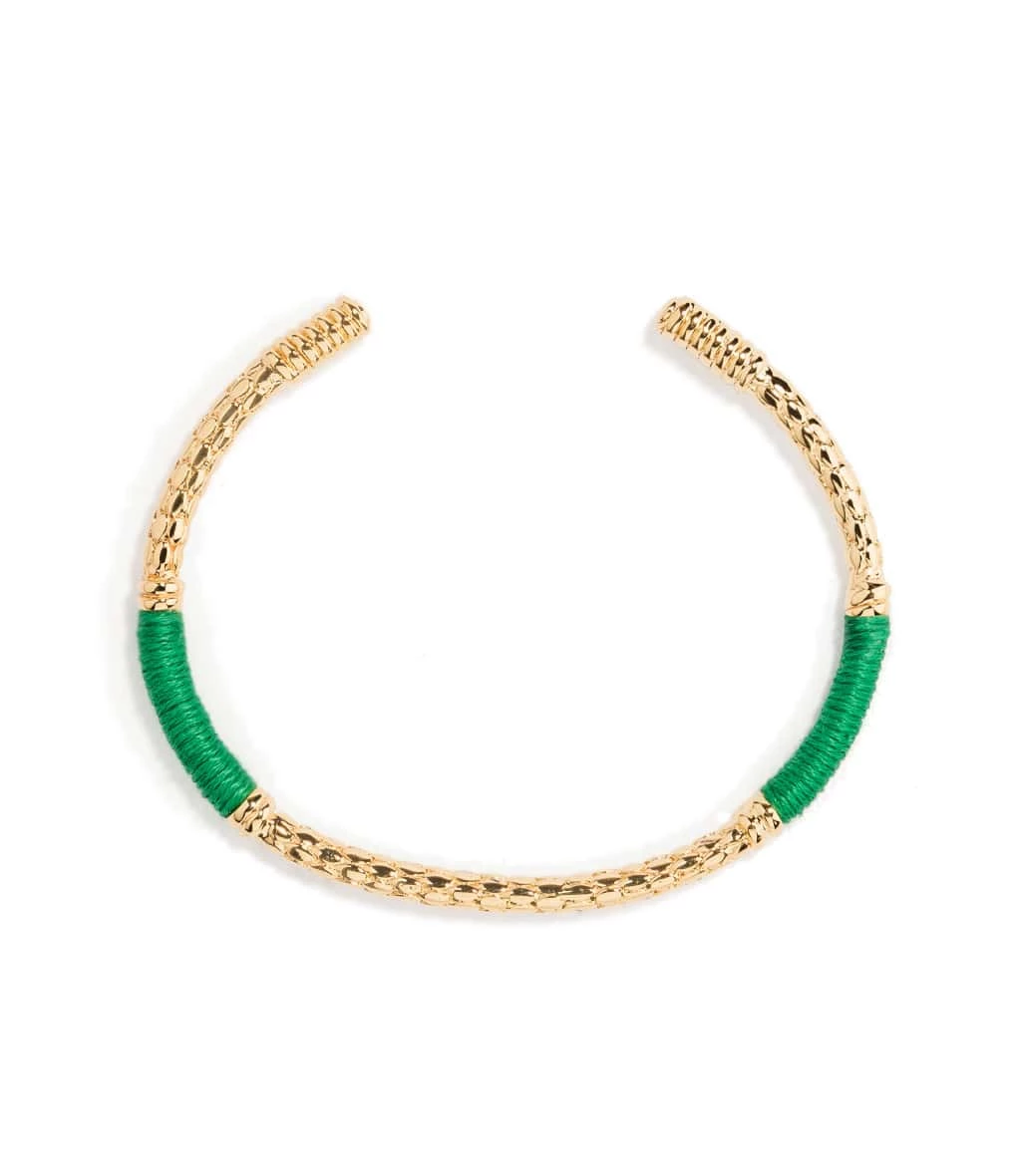 Aurélie Bidermann Jonc Soho Émeraude 1 Aurélie Bidermann Jonc Soho Émeraude