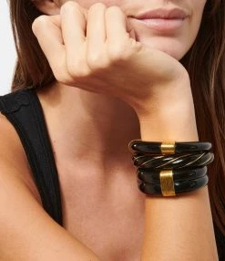 Aurélie Bidermann Jonc Diana Noir -COLLIERS Shop abbrd look20221026 253