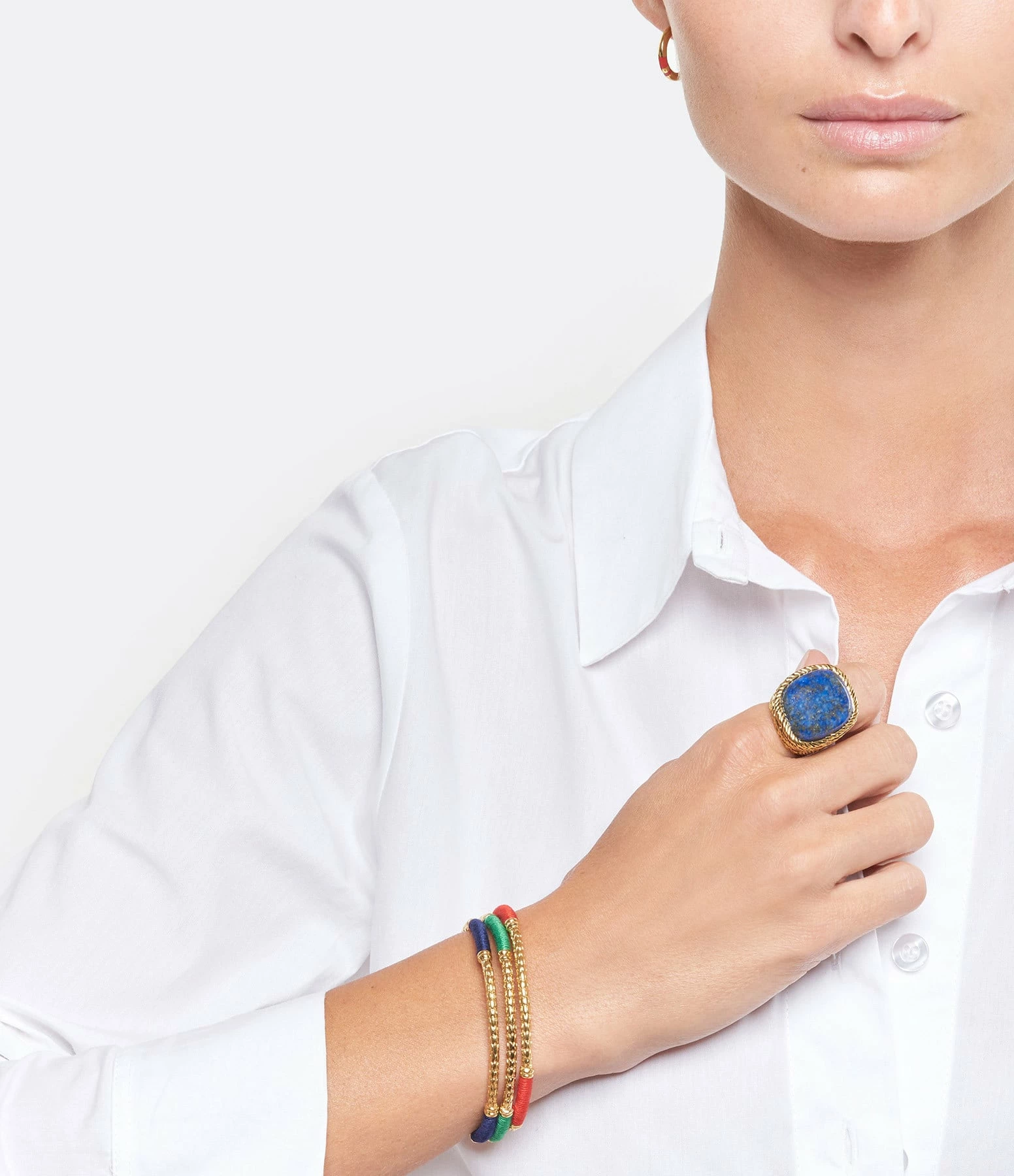 Aurélie Bidermann Jonc Soho Émeraude 3 Aurélie Bidermann Jonc Soho Émeraude – Image 3