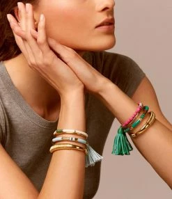 Aurélie Bidermann Jonc Positano Émeraude -COLLIERS Shop abbrs look20200804 1