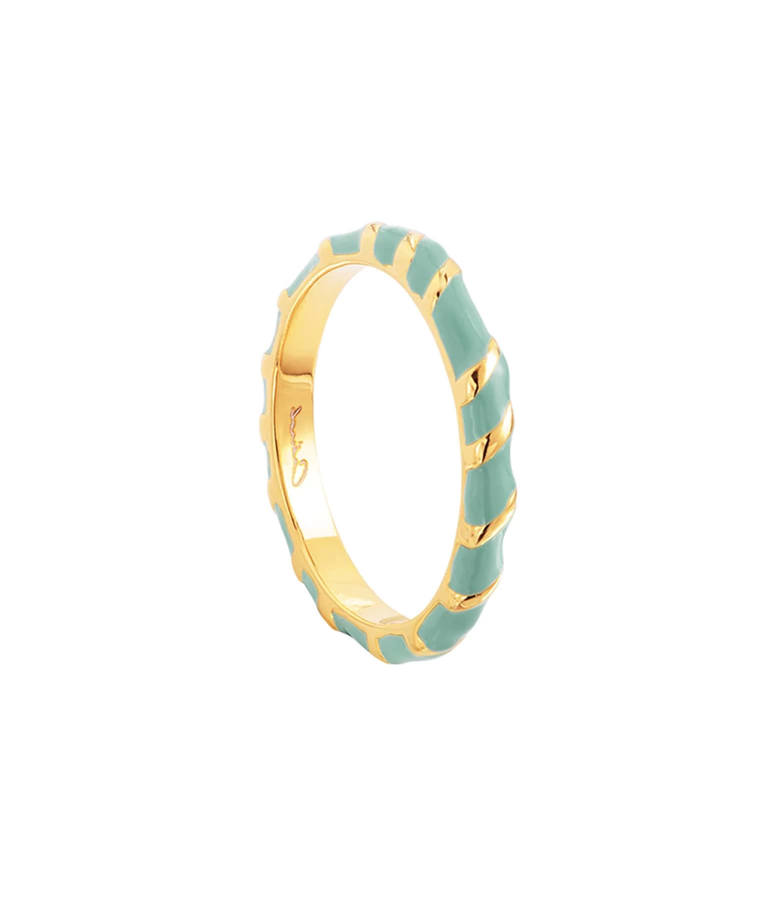 CABIROL Bague Aimée Vermeil Kaki 1 CABIROL Bague Aimée Vermeil Kaki