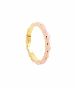 CABIROL Bague Aimée Vermeil Peau D'Ange