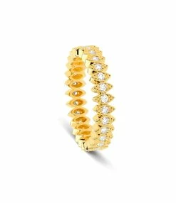 NAVA JOAILLERIE Bague Florentina Diamants Or Jaune