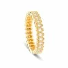 NAVA JOAILLERIE Bague Frédérica Diamant Blanc Or Jaune