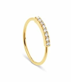 NAVA JOAILLERIE Bague Hash Diamants Or Jaune