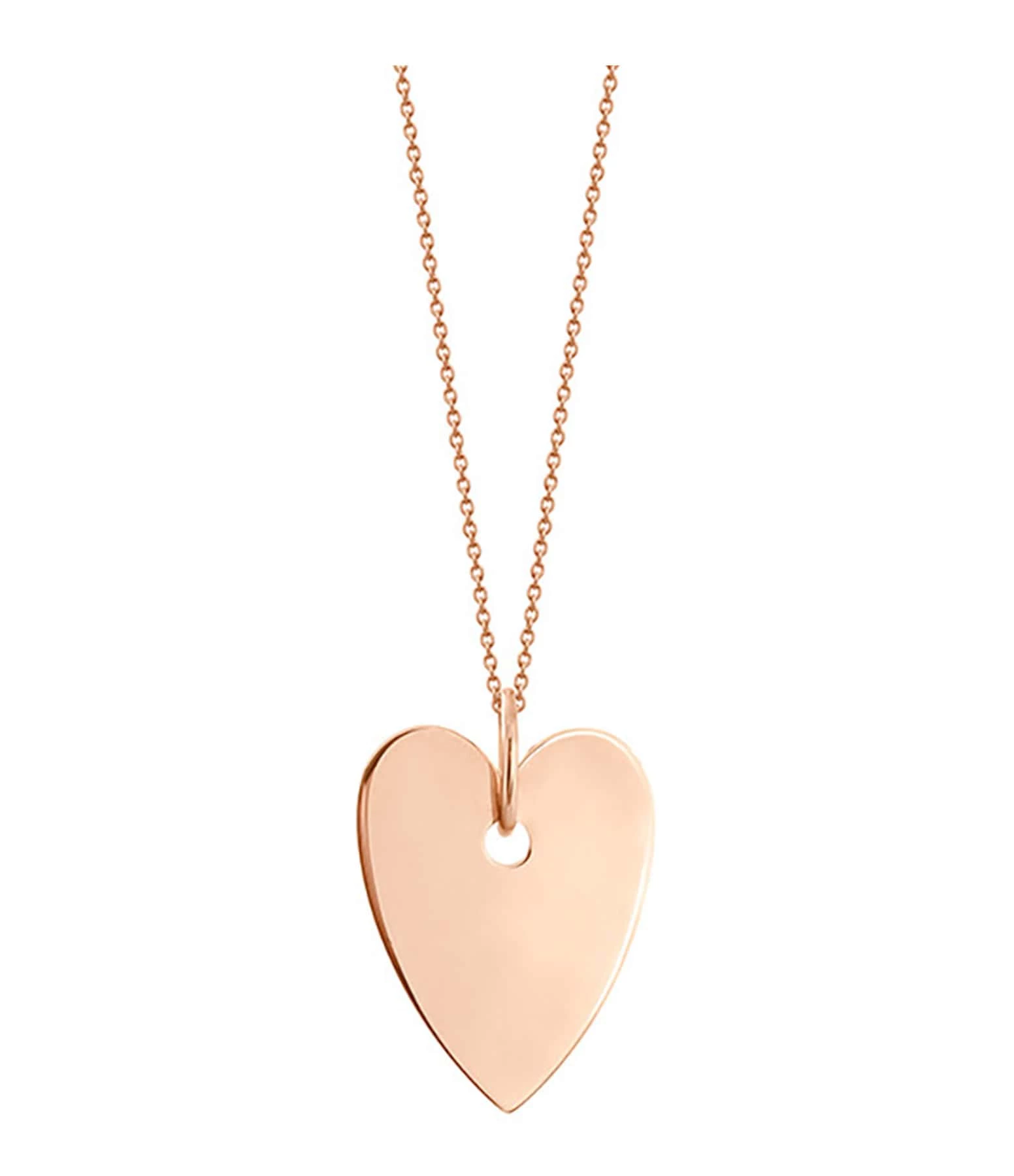 Ginette NY Collier Angèle Cœur Or Rose, Exclusivité Lulli 1 Ginette NY Collier Angèle Cœur Or Rose, Exclusivité Lulli