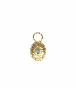 AND...PARIS Mini Charm Navajo Turquoise Or