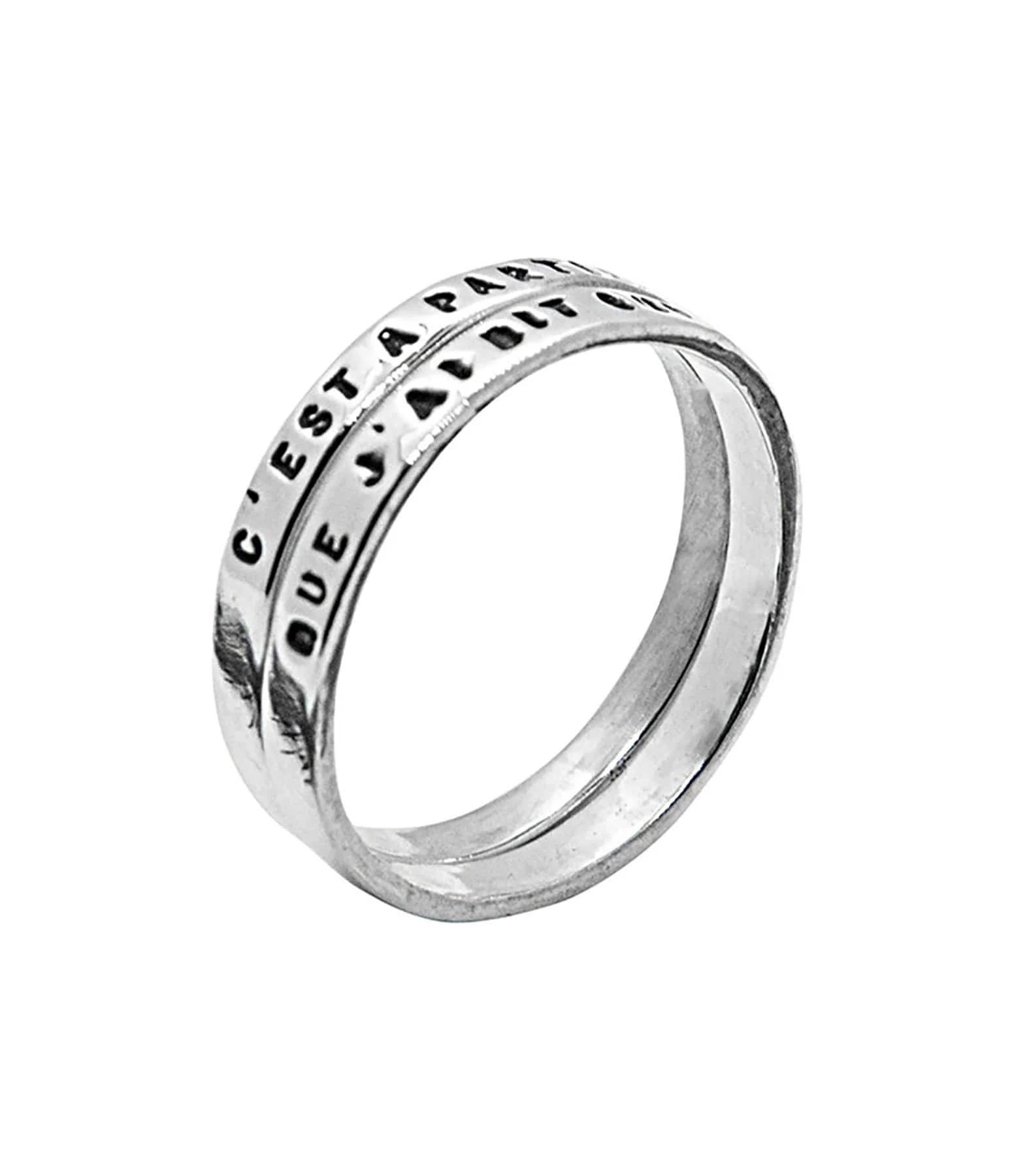 SERGE THORAVAL Bague C'est à Partir De Toi... Argent 2 SERGE THORAVAL Bague C'est à Partir De Toi... Argent – Image 2