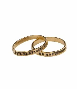 SERGE THORAVAL Bague C'est à Partir De Toi... Vermeil