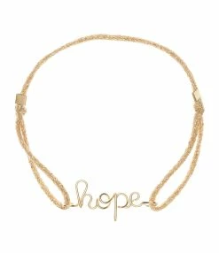 ATELIER PAULIN Bracelet Cordon Lurex Hope Gold Filled