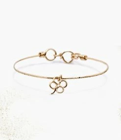 ATELIER PAULIN Jonc Pampille Trèfle Gold Filled Martelé, Exclusivité Lulli -COLLIERS Shop atelierpaulin exclu 1