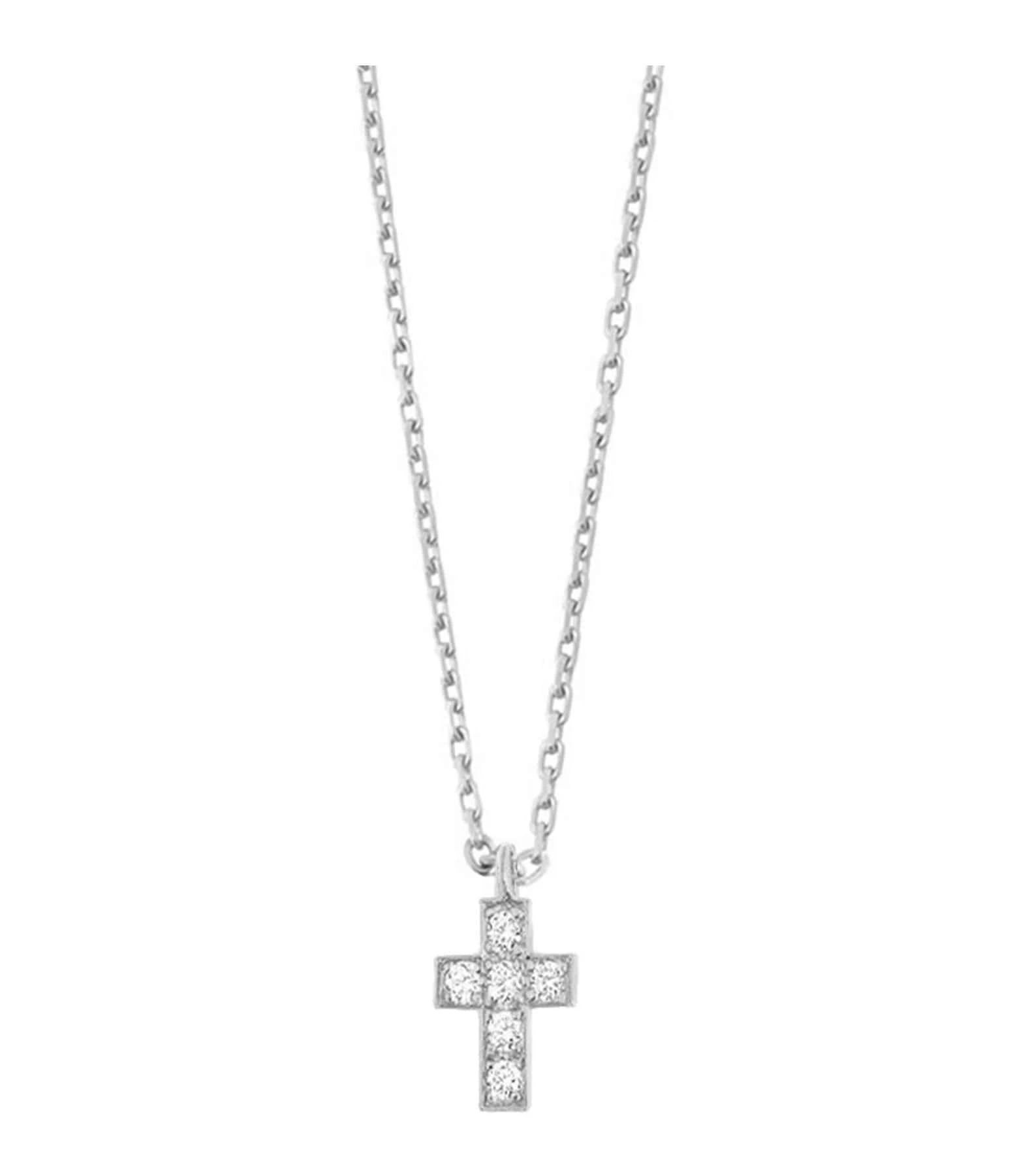 GIGI CLOZEAU Collier Croix Or Diamants 3 GIGI CLOZEAU Collier Croix Or Diamants – Image 3