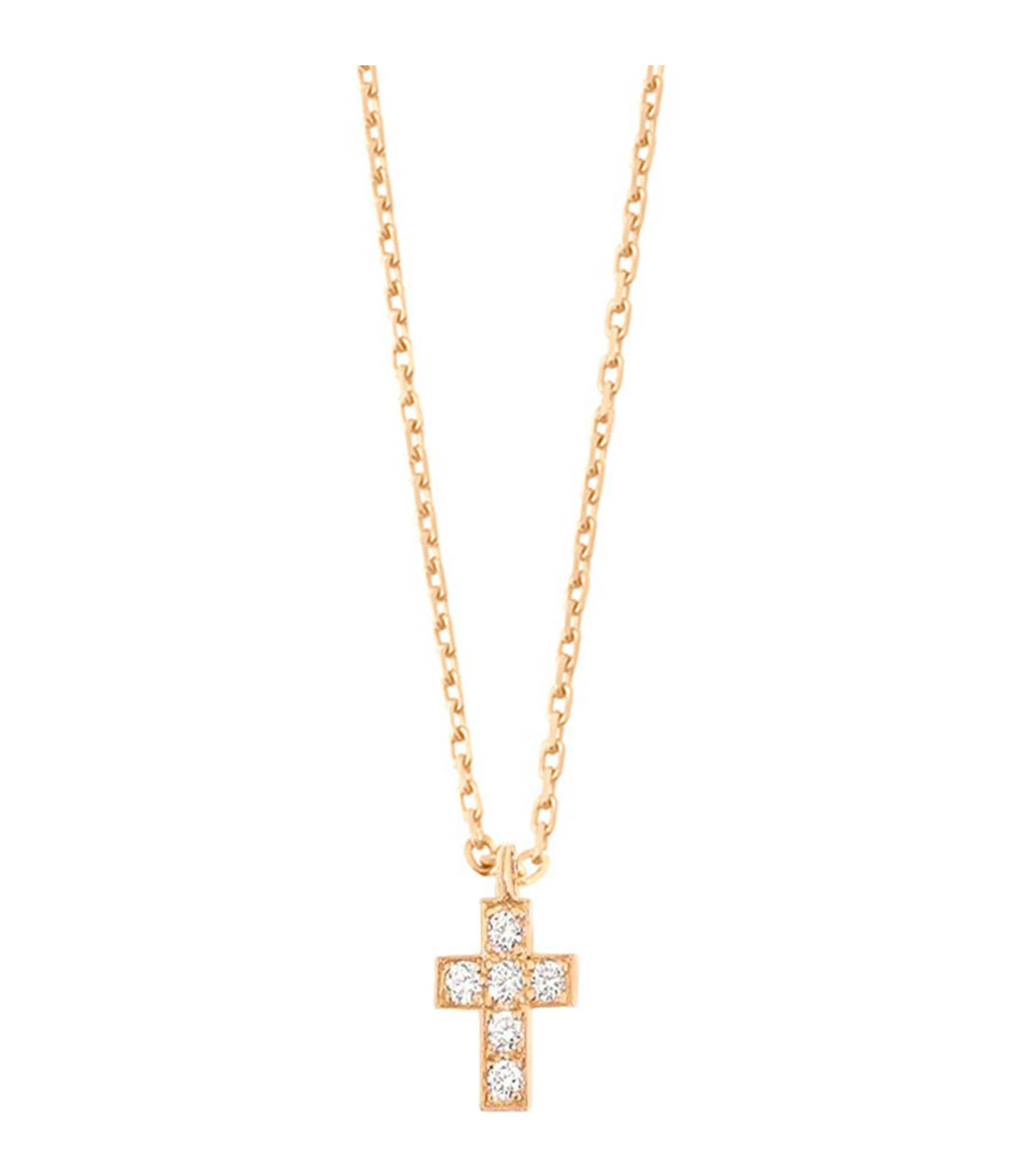 GIGI CLOZEAU Collier Croix Or Diamants 2 GIGI CLOZEAU Collier Croix Or Diamants – Image 2