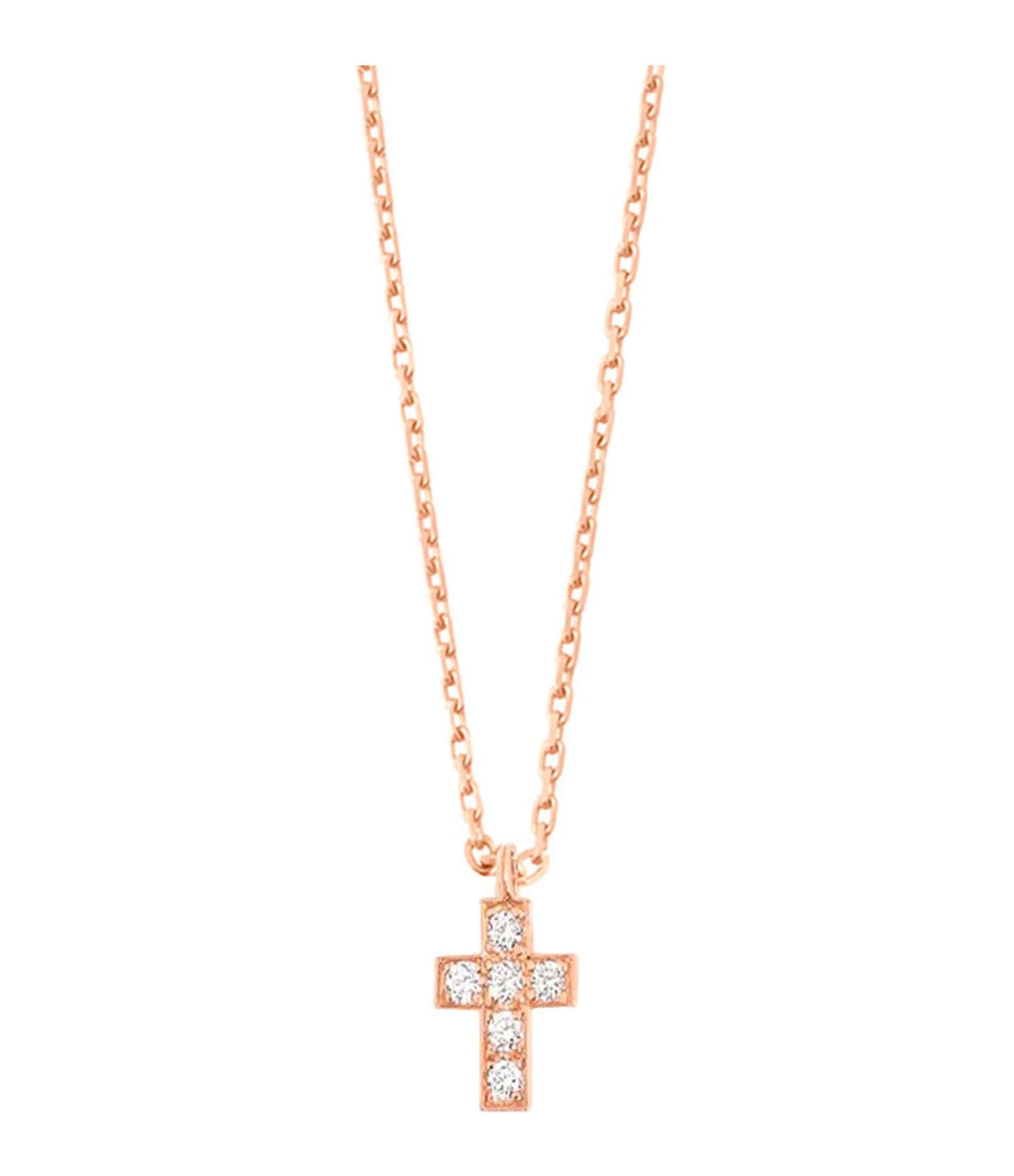 GIGI CLOZEAU Collier Croix Or Diamants 1 GIGI CLOZEAU Collier Croix Or Diamants