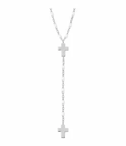 GIGI CLOZEAU Collier Chapelet Croix Perles Résine Or -COLLIERS Shop b1co007g01