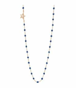 GIGI CLOZEAU Collier Intra Étoile Perles Résine Or Diamants