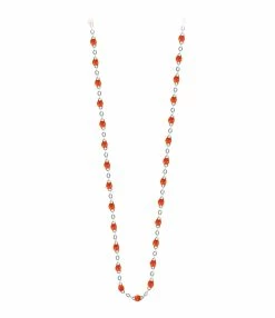 GIGI CLOZEAU Sautoir Perles Résine Or, 86 Cm -COLLIERS Shop b1gi001 12 g feu 6 1