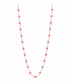 GIGI CLOZEAU Collier Enfant Perles Résine Or, 33 Cm