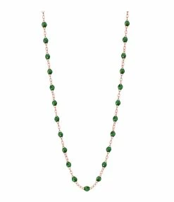 GIGI CLOZEAU Collier Perles Résine Or, 60 Cm