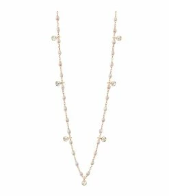GIGI CLOZEAU Collier Résine Gigi Suprême 7 Diamants Or Rose