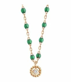 GIGI CLOZEAU Collier Lucky Puce Mini Perles Résine Or Diamant 10 GIGI CLOZEAU Collier Lucky Puce Mini Perles Résine Or Diamant -COLLIERS Shop b1lk011 r 35 1