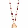 GIGI CLOZEAU Collier Mini Perles Résine Lucky Cœur Or