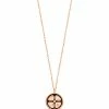 GIGI CLOZEAU Collier Trèfle Or Rose, Exclusivité Lulli