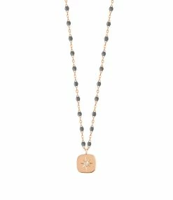 GIGI CLOZEAU Collier Miss Gigi Perles Résine Or Diamant