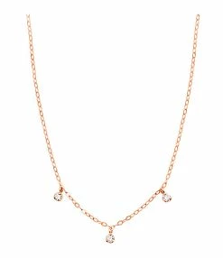 GIGI CLOZEAU Collier 3 Diamants Gigi Or