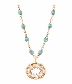 GIGI CLOZEAU Collier Résine L'Œil Du Pirate Diamants Or Rose 13 GIGI CLOZEAU Collier Résine L'Œil Du Pirate Diamants Or Rose -COLLIERS Shop b1op001r55 42 di r
