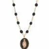 GIGI CLOZEAU Collier Madone Résinée Perles Résine Or