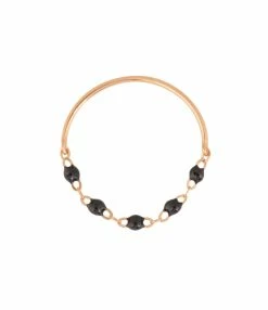 GIGI CLOZEAU Bague Perles Résine Or