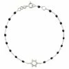 GIGI CLOZEAU Bracelet Étoile De David Perles Résine Or Blanc