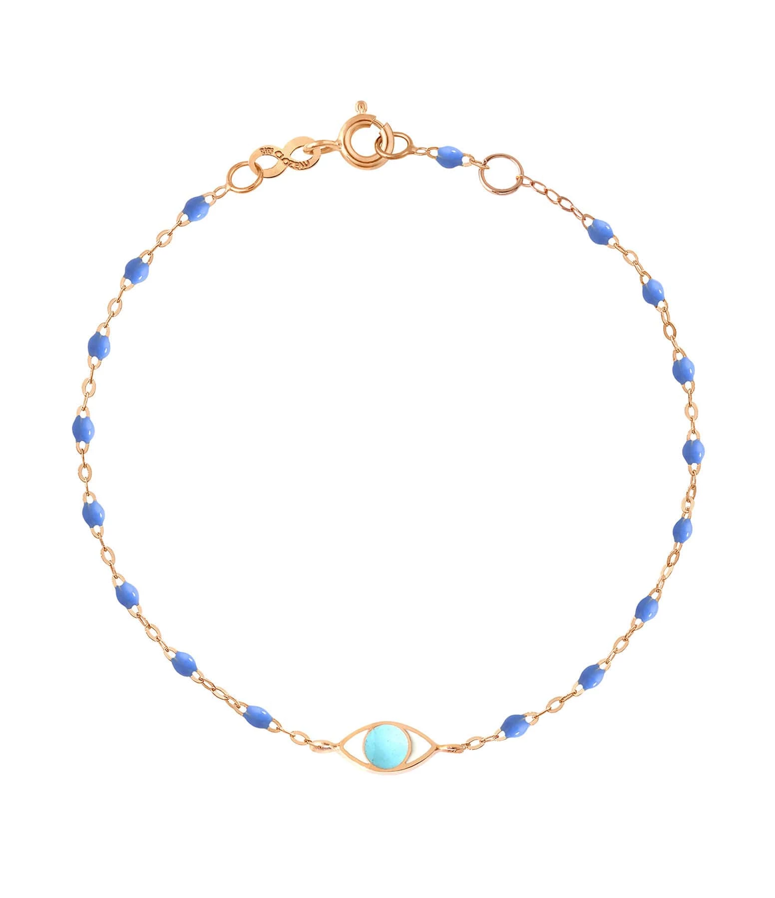 GIGI CLOZEAU Bracelet Voyage Œil Turquoise Résine Bleu Or 1 GIGI CLOZEAU Bracelet Voyage Œil Turquoise Résine Bleu Or
