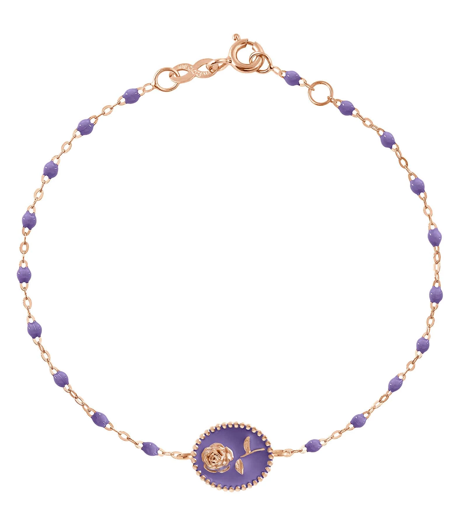 GIGI CLOZEAU Bracelet Rose Voyage Résine Or Rose 3 GIGI CLOZEAU Bracelet Rose Voyage Résine Or Rose – Image 3